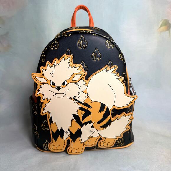 NWOT Loungefly X Pokemon Arcanine Figural Mini Backpack - Picture 1 of 6